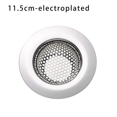 Nerūdijančio plieno kriauklės sietelis virtuvės kriauklės tinklelio gaudyklė Vonios kanalizacijos anga Filtras Vonios grindys Kanalizacija Plaukų filtro valymo įrankis