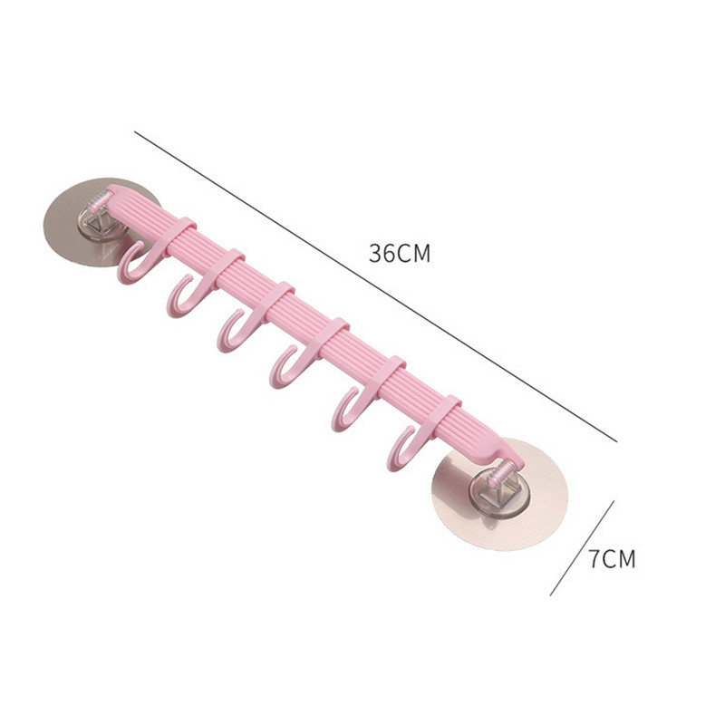Organizatora āķis plastmasas vannas istabas sūcējs vakuuma rāmja dvielis dubultā regulējams sienas instrumentu plaukti elastīgs skapja turētājs pakaramais