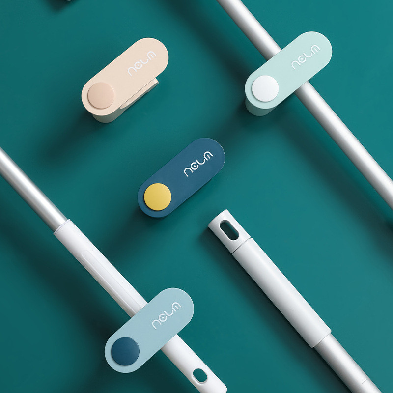 Nymph Višenamjenske ljepljive kuke za brisanje Kućna zidna četka Držač alata za metlu Kuhinja Kupaonica Snažne kuke