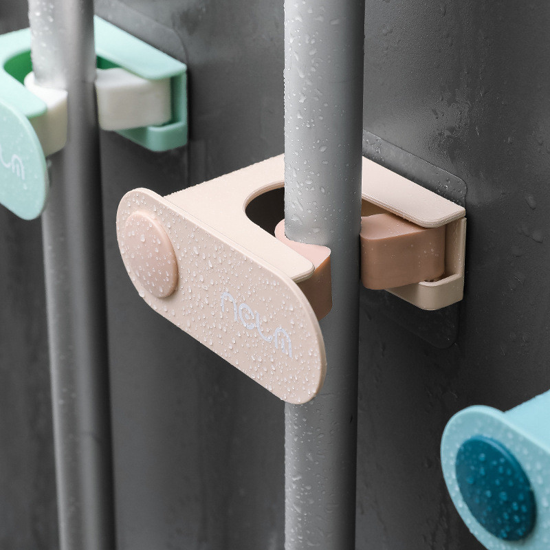 Nymph Višenamjenske ljepljive kuke za brisanje Kućna zidna četka Držač alata za metlu Kuhinja Kupaonica Snažne kuke