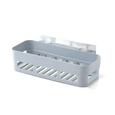 Dvostruka snažna usisna čašica Polica za kupaonicu Zidni držač za kuhinju Zidni stalak za kupaonicu Polica za organizatore losiona za tuširanje