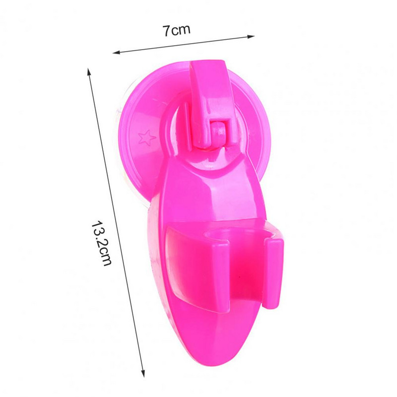 Dušas galvas turētājs Vannas istabas plastmasas stiprs piesūceknis Dušas galvas stiprinājums pie sienas stiprināms dušas galvas kronšteina turētāja sēdeklis
