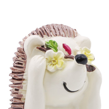 Creative Resin Cute Hedgehog Οδοντόβουρτσα Θήκη Αποθήκευσης Σχάρας Επιτοίχια Κρεμάστρα για πετσέτες μπάνιου Αξεσουάρ σπιτιού
