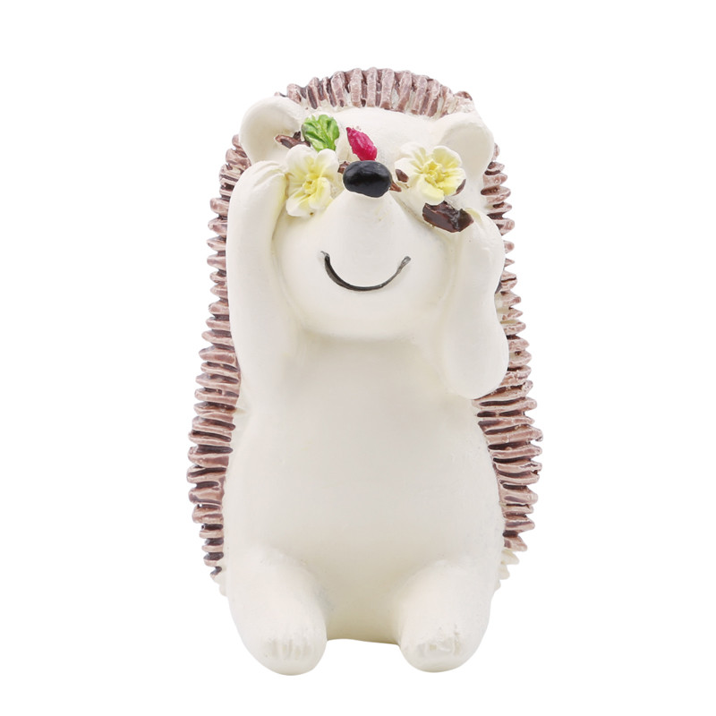 Kreativni smolasti slatki jež Stalak za pohranu četkice za zube Držač Zidna kupaonska vješalica za ručnike Dodaci za dom