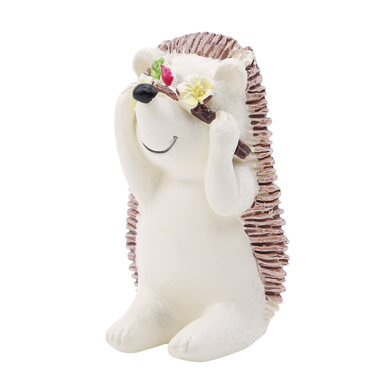 Kreativni smolasti slatki jež Stalak za pohranu četkice za zube Držač Zidna kupaonska vješalica za ručnike Dodaci za dom