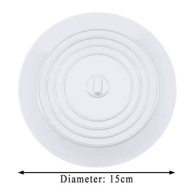 Čep za sudoper Okrugli oblik Čiste boje Silikonski čep za čep Višenamjenski poklopac za podni odvod za kuhinju Dodatak za kupaonicu
