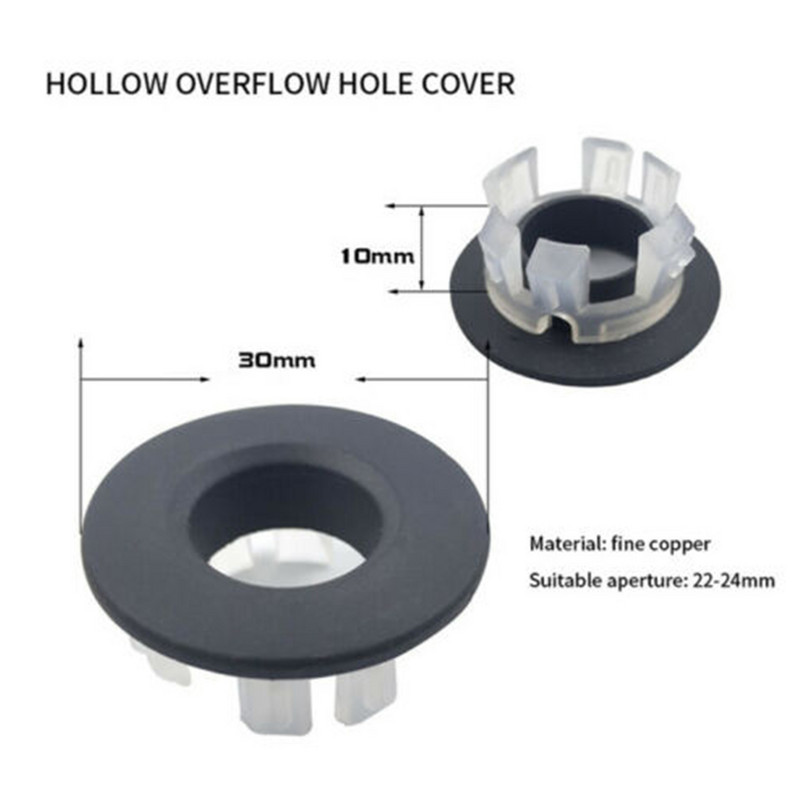 Praustuvo perpildymo dangtelis Buitinė bendros vonios praustuvo rūdims atsparus dekoratyvinis žalvarinis perpildymo dangtis Aukštos kokybės pakeitimas