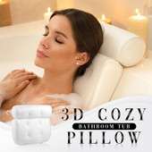 SPA vannas spilvens Vannas spilvens ar piesūcekņiem Kakla muguras atbalsta sabiezināts vannas spilvens mājas spa vannai Vannas istabas piederumi