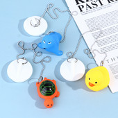 1PC Crtani patka morska zvijezda hobotnica kornjača morski pas vodootporni gumeni čep kreativni čep za umivaonik u boji (narančasta/bijela/crna)