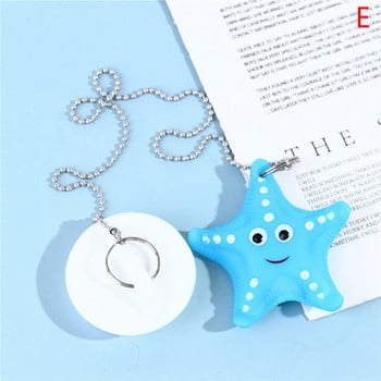 1PC Cartoon Duck Starfish Octopus Tortoise Shark Αδιάβροχο ελαστικό βύσμα Δημιουργικό πώμα νιπτήρα μπανιέρας Χρώμα (πορτοκαλί/λευκό/μαύρο)