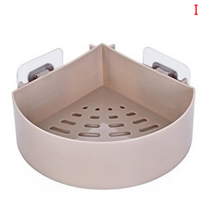 Kupaonska kutna polica za tuširanje WC ljepilo Šampon Gel Košara za pohranu Viseći na zid Kupaonski stalak Kutija za pohranu sitnica uz krevet