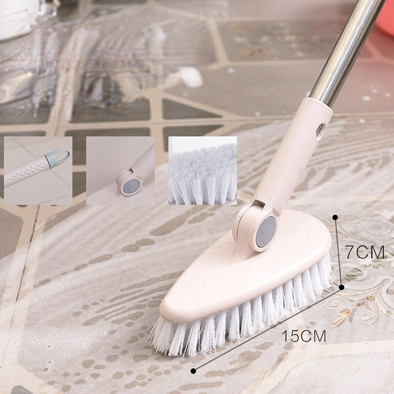 Majapidamisvannitoa pika varrega hari välispõrandaplaat Keraamiline plaat puhastamiseks harja WC vanni põranda puhastushari