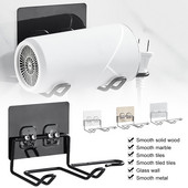 Brīvroku matu žāvētāja turētājs Sienas stiprinājuma plaukts Matu žāvētājs Kronšteins Matu taisnotājs Organizators Glabāšana Mājas Vannas istabas piederumi