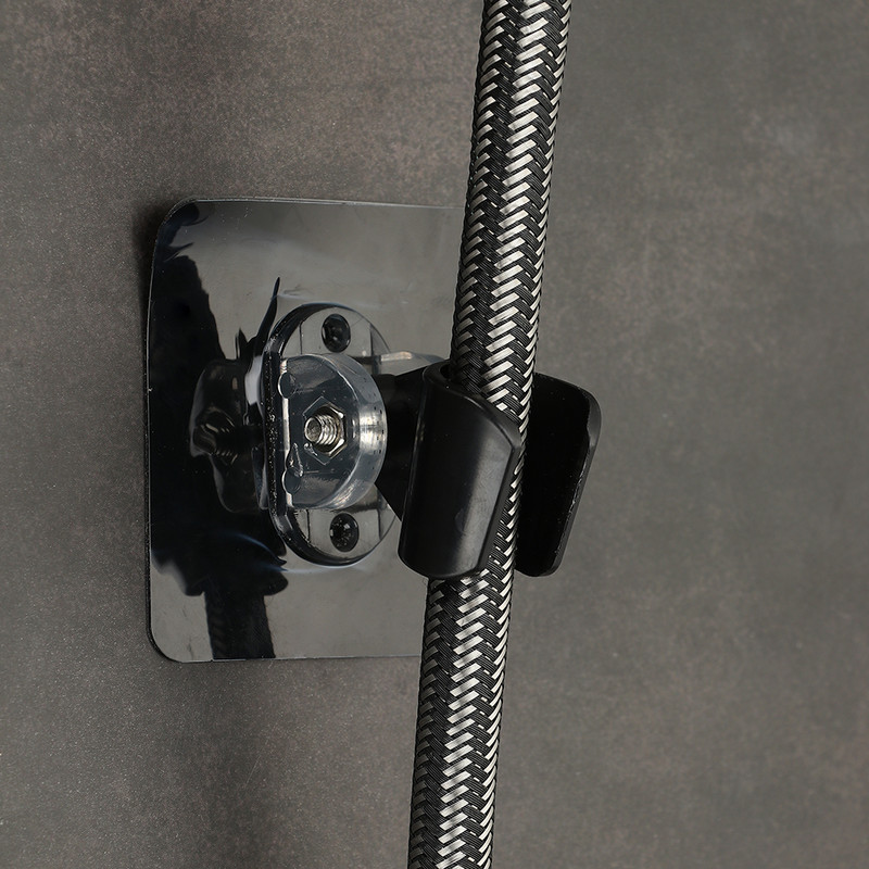 Korisni podesivi polirani samoljepljivi ručni usisni držač za glavu tuša bez bušenja Stalak za glavu tuša Podesiv bez bušenja