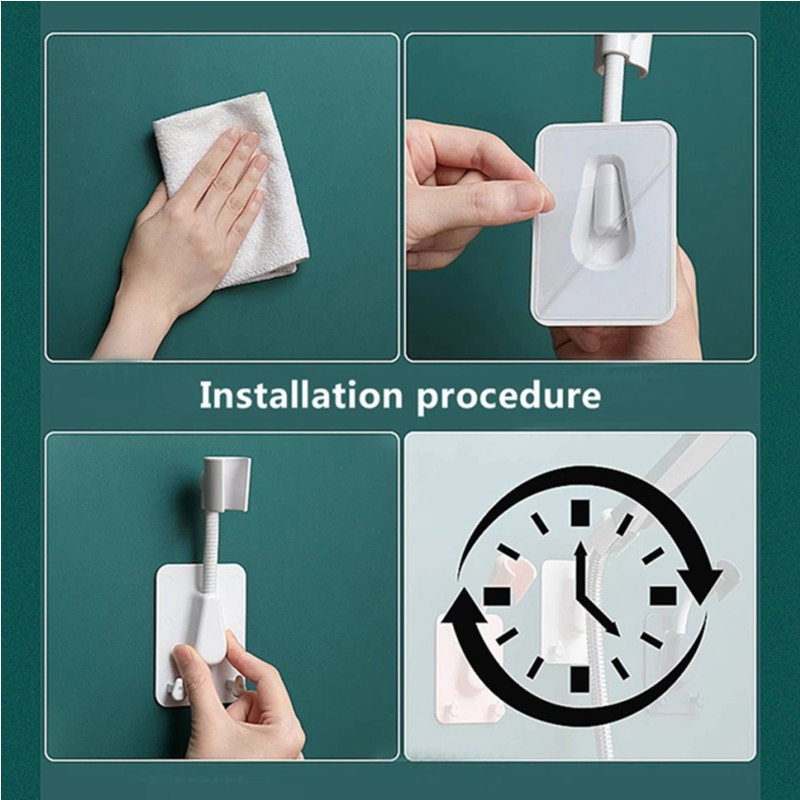 Univerzalni držač za tuš Kućni držač za tuš od viskoze, mlaznica za glavu tuša, usisna čašica, dodaci za tuširanje