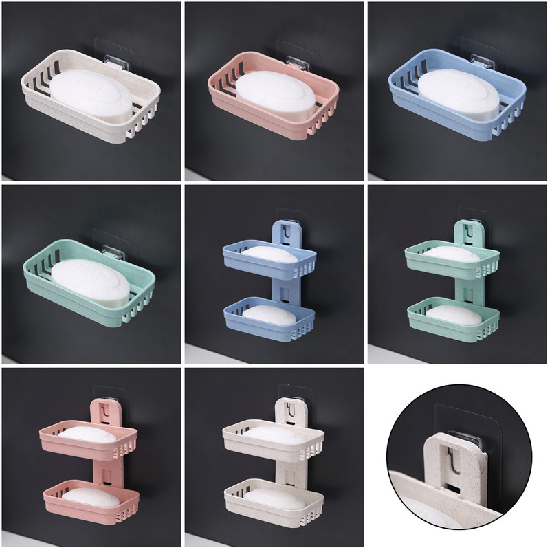 Stalak za odvod Stalak za sapun Kuhinjska kutija za odlaganje sapuna Stalak za sapun bez rupa WC odvod Snažna polica za kućnu blagovaonicu Čvrsta