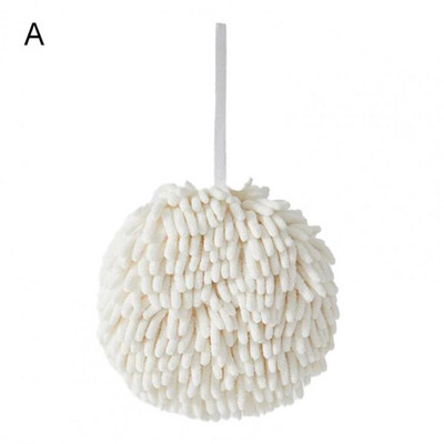 Kupaonski ručnik za ruke Lopta Debela mikrofibra koja upija vodu Brzo se suši Viseći kuhinjski ručnici od šenile za ruke doma