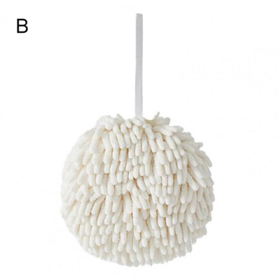 Kupaonski ručnik za ruke Lopta Debela mikrofibra koja upija vodu Brzo se suši Viseći kuhinjski ručnici od šenile za ruke doma