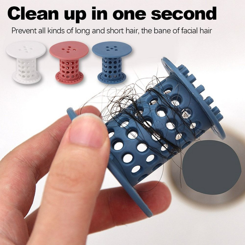 Izturīgs dušas gumijas grīdas notekas vannas istabas izlietnes matu tvērējs vannas notekas aizsargs izlietnes aizbāznis