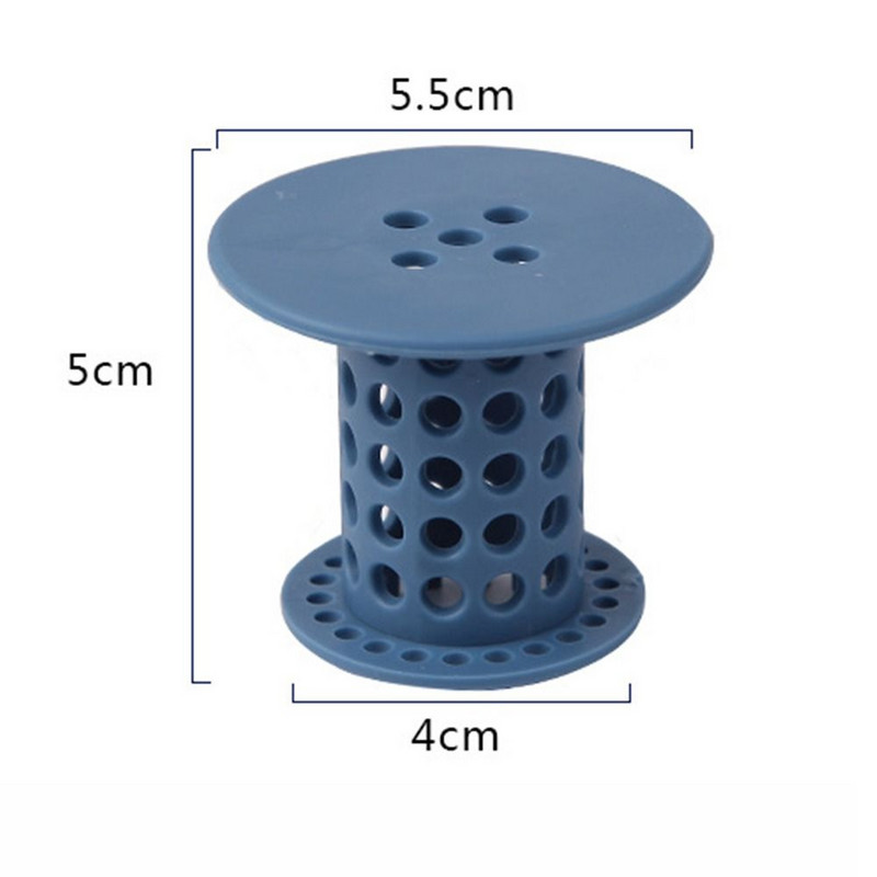 Izturīgs dušas gumijas grīdas notekas vannas istabas izlietnes matu tvērējs vannas notekas aizsargs izlietnes aizbāznis