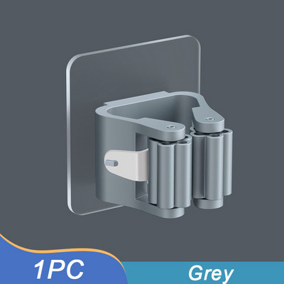 1/3/4Gb daudzfunkcionāli āķi pie sienas stiprināmi mopu uzglabāšanas plaukti slotas pakaramais āķis vannas istabai ūdensizturīgs sienas āķis virtuves glabāšanas rīks