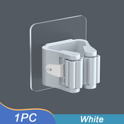 1/3/4Gb daudzfunkcionāli āķi pie sienas stiprināmi mopu uzglabāšanas plaukti slotas pakaramais āķis vannas istabai ūdensizturīgs sienas āķis virtuves glabāšanas rīks