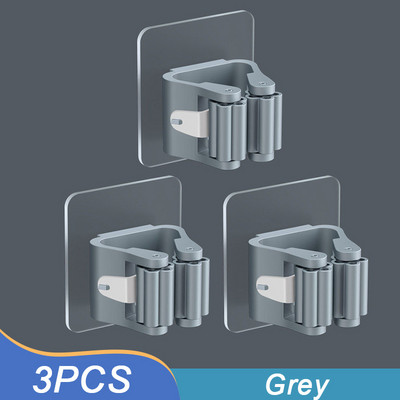 1/3/4Gb daudzfunkcionāli āķi pie sienas stiprināmi mopu uzglabāšanas plaukti slotas pakaramais āķis vannas istabai ūdensizturīgs sienas āķis virtuves glabāšanas rīks