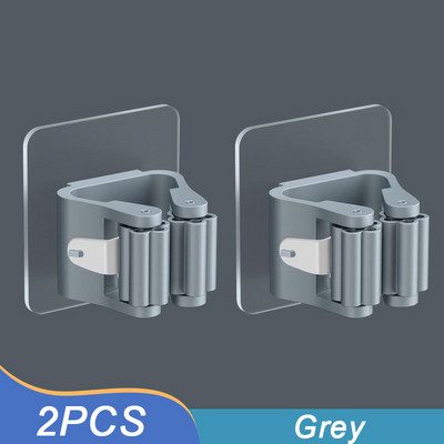 1/3/4Gb daudzfunkcionāli āķi pie sienas stiprināmi mopu uzglabāšanas plaukti slotas pakaramais āķis vannas istabai ūdensizturīgs sienas āķis virtuves glabāšanas rīks