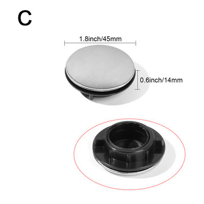 Vandens uždarymo kamščio kamštis Praktiškas kriauklės čiaupo angos dangtelis Virtuvės kanalizacijos sandariklis Nesandarinantis praustuvo priedai