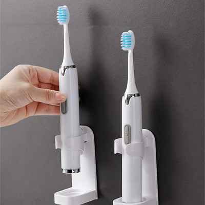Creative Traceless Самозалепваща стойка за електрическа четка за зъби Стенен държач за четка за зъби Органайзер за аксесоари за баня