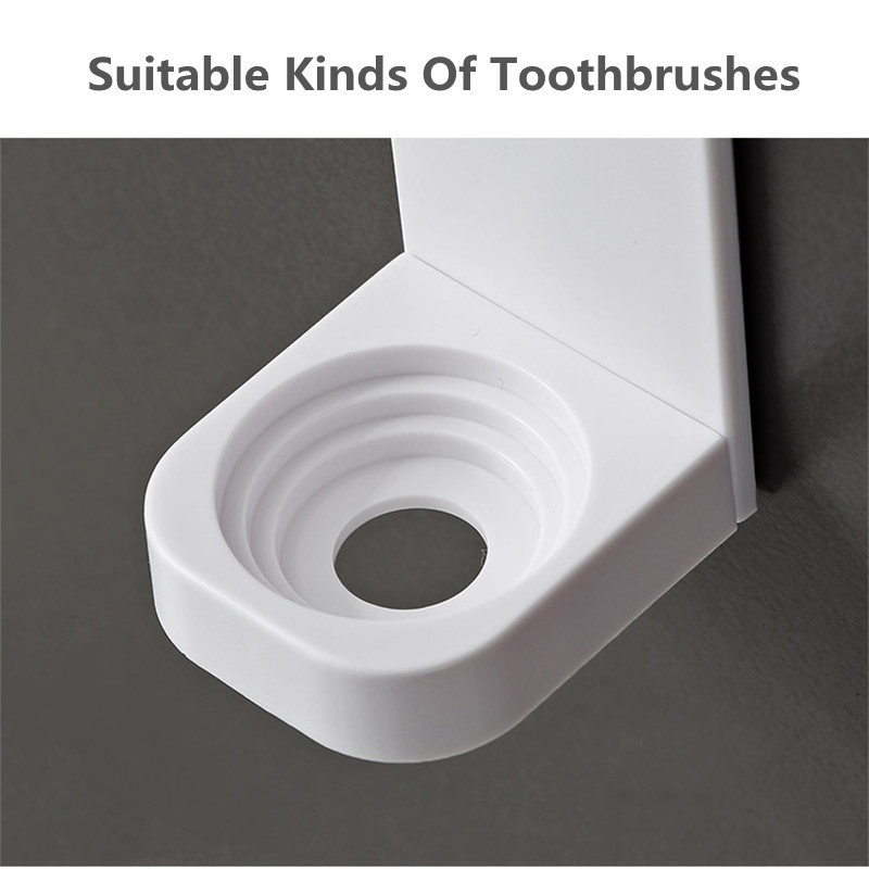 Creative Traceless samoljepljivi stalak za električnu četkicu za zube Zidni držač za četkicu Organizator za kupaonski pribor