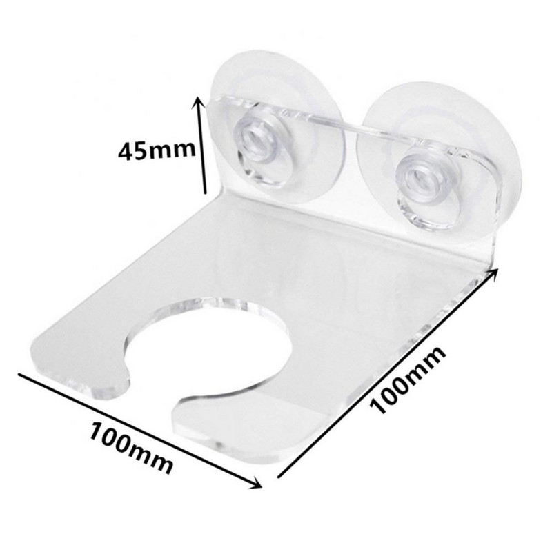 Kuhinjska kada Zidni nosač za usisnu čašu Akrilni jednostruki držač za stalak za čaše za vino