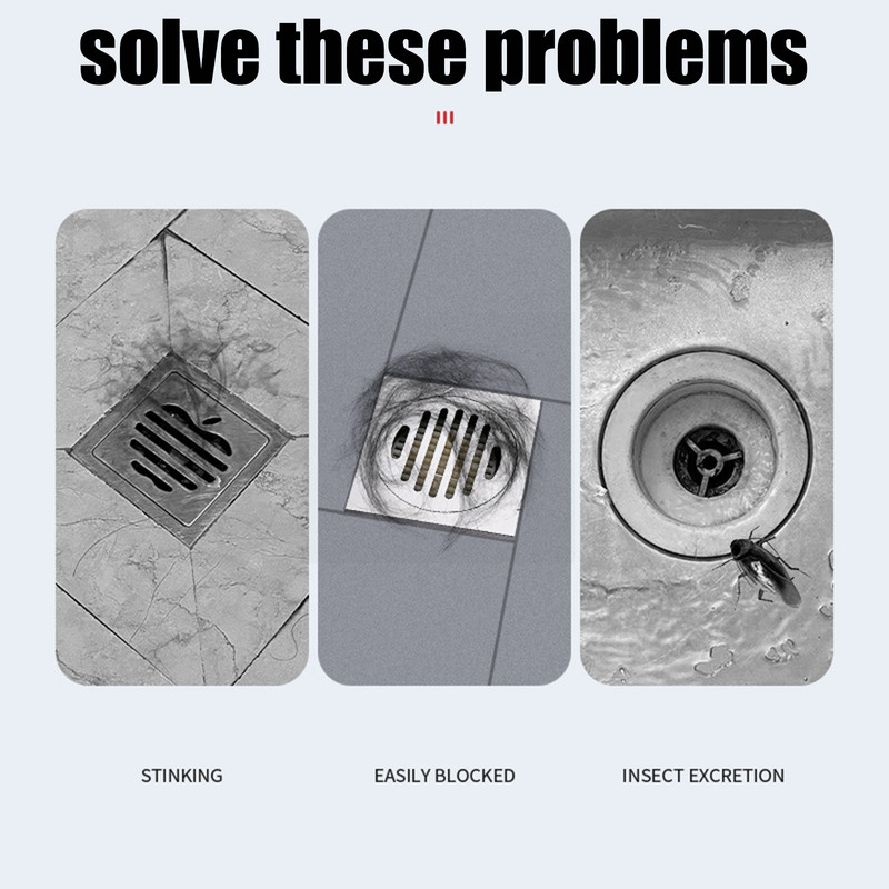 1PC Kuhinjski sudoper Filter protiv blokiranja Cjedilo Čep za dezodorans Kupaonska kada Tuš Podni odvodni poklopac Hvatači za kosu
