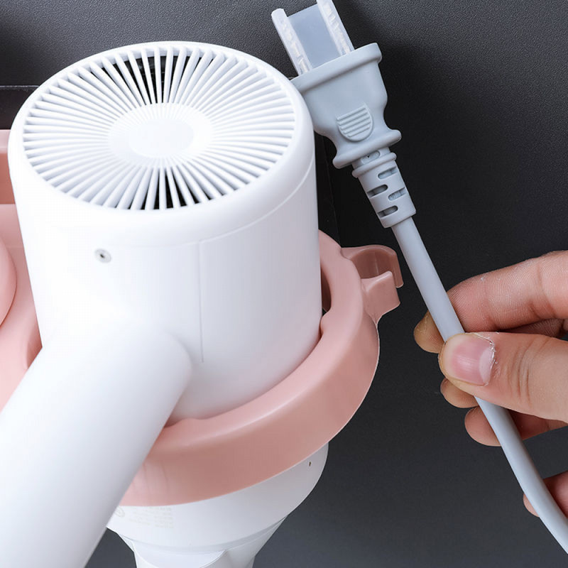 Stalak za sušilo za kosu bez bušenja Kupaonski stalak za pohranu Viseći na zid WC polica za pohranu Kupaonica Suppile