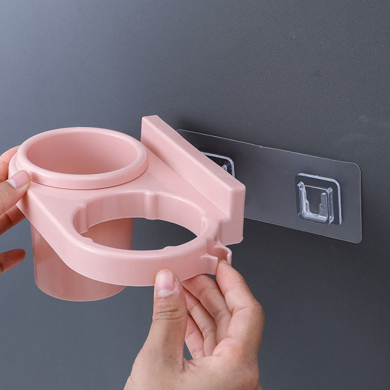 Stalak za sušilo za kosu bez bušenja Kupaonski stalak za pohranu Viseći na zid WC polica za pohranu Kupaonica Suppile