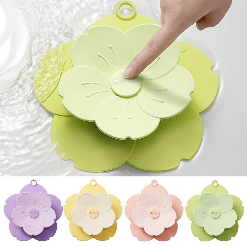 Mājas un virtuves kanalizācija pretbloķēšanas silikona matu filtra notekas vāks grīda kanalizācijas vāks izlietnes sietiņš