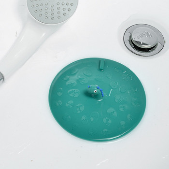 1PC Уплътнителен силиконов капак за премахване на миризма от канализацията Уплътняващ капак против миризма на канализацията Кръгъл подов капак за оттичане на мивка за кухня, баня