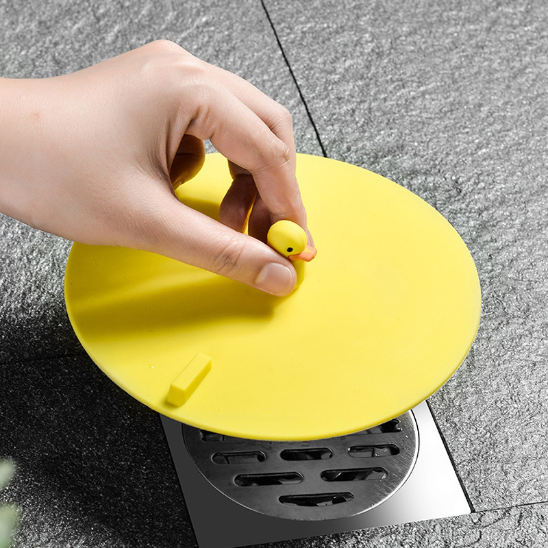 1PC Silikonski poklopac za brtvljenje za uklanjanje mirisa iz kanalizacije Poklopac za brtvljenje odvoda protiv mirisa Okrugli podni poklopci za odvode za kuhinju i kupaonicu