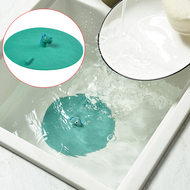 1PC Silikonski poklopac za brtvljenje za uklanjanje mirisa iz kanalizacije Poklopac za brtvljenje odvoda protiv mirisa Okrugli podni poklopci za odvode za kuhinju i kupaonicu