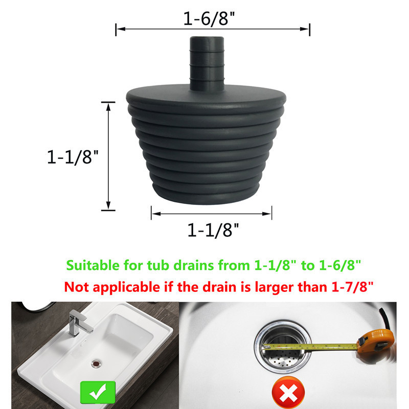 2GAB silikona vannas blīvējuma aizbāznis kanalizācijas dezodorants, izlietnes drenāžas vāks dušas grīdas notekas virtuves vannas istabas piederumiem