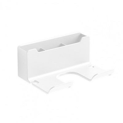 Stalak za puhanje zraka, držač za sušilo za kosu, samoljepljivi, zidni probijač, bez zida za kupaonicu, sa kopčom za utikač za hotel