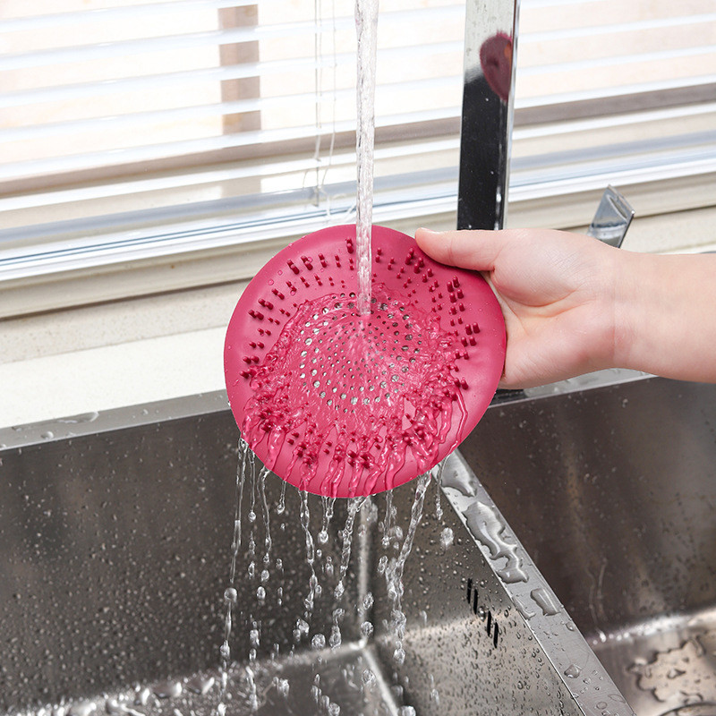 Filter za kosu Sudoper Cjedilo protiv blokiranja Kad Tuš Čep odvoda Silikonski čep za kuhinjski dezodorans Kupaonski pribor