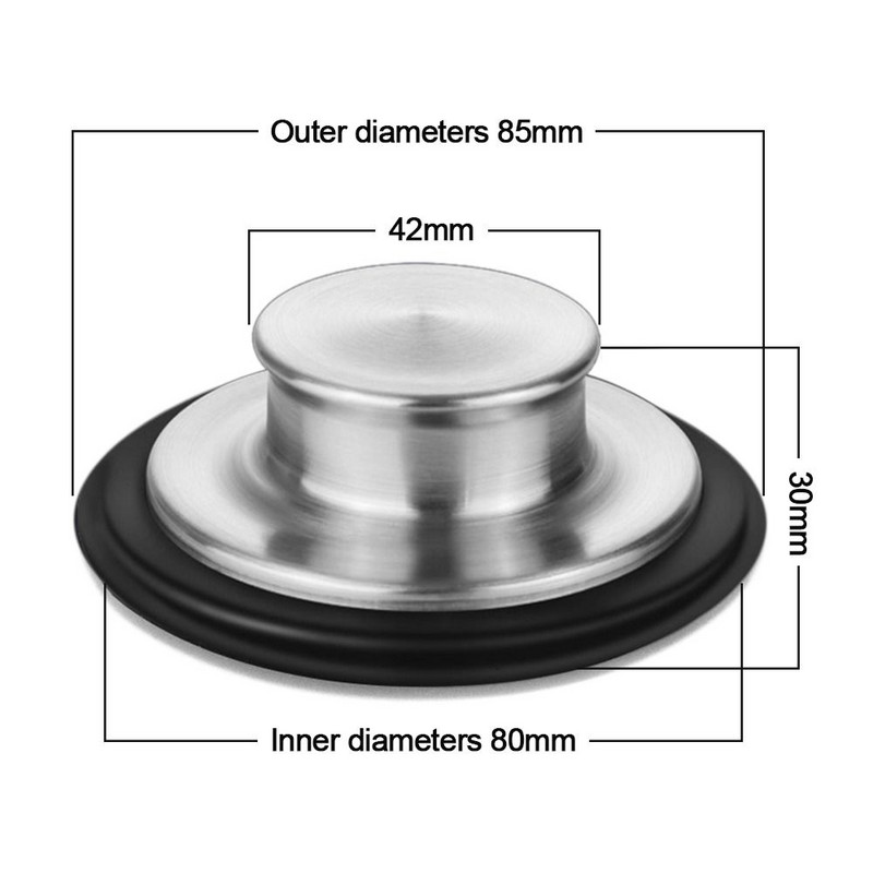Umivaonik za kadu od nehrđajućeg čelika Podni odvodni čep Univerzalni čep za kuhinjski sudoper Oprema