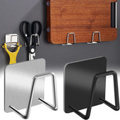 Držač spužvi za kuhinjski sudoper Samoljepljive spužve za sudoper Sušilica za odvod Držač za odlaganje od nehrđajućeg čelika 304 Kuhinjski pribor