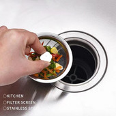 Filter za kuhinjski sudoper Nehrđajući, cjedilo za sudoper visoke gustoće Mrežasti čep za odvod u kadi od nehrđajućeg čelika za restoran