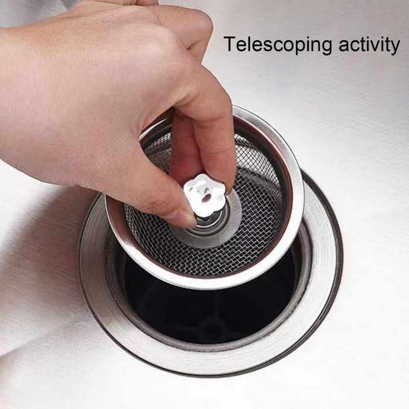 Filter za kuhinjski sudoper Nehrđajući, cjedilo za sudoper visoke gustoće Mrežasti čep za odvod u kadi od nehrđajućeg čelika za restoran