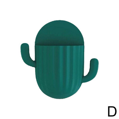 Slatki kaktus Zidni držač četkice za zube Samoljepljivi aparat za brijanje Zidni nosač Kuhinjski organizator Stalak Držač za pohranu Četkica za zube Bathroo Y1U6