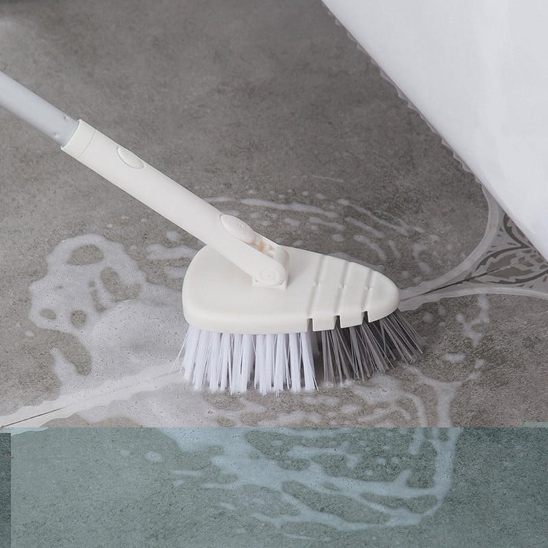 Vannas istabas tīrīšanas birste ar garu rokturi grīdas birste uz cietiem mājas matu flīžu stūriem Cietā tualete Dead Hair Wash S7B0 Tualete N8Z0