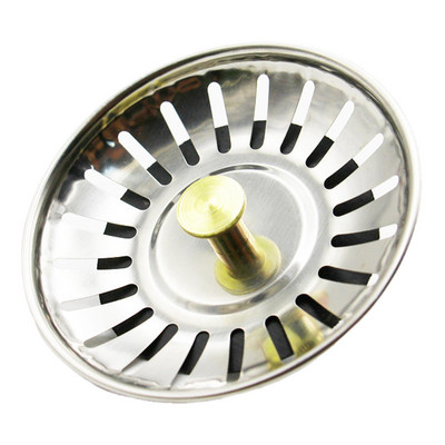 Čelično Cjedilo za kuhinjski sudoper Podni odvod u kupaonici Umivaonik Poklopac za otpad Kosa Kanalizacijski filtar Odvodni čep Dia.78mm Cjedilo V8O4