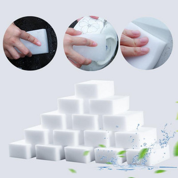 20 τμχ/παρτίδα Σφουγγάρι μελαμίνης Magical Sponge Eraser Cleaner Καθαριστικό σφουγγάρι για την κουζίνα Πιάτο μπάνιου αυτοκινήτου Εργαλεία καθαρισμού γραφείου
